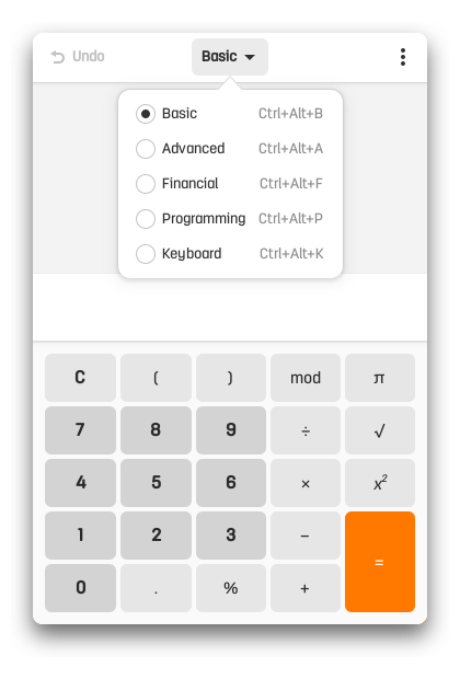 Gnome Calculator with Compositor