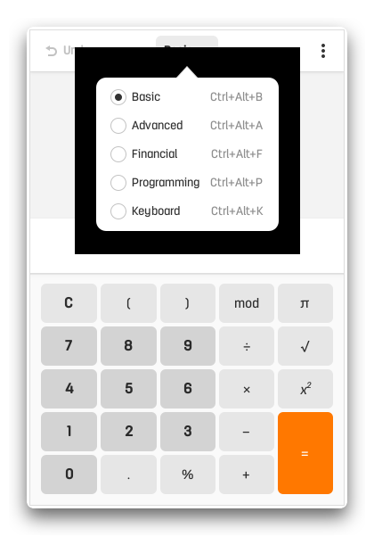 Gnome Calculator without Compositor